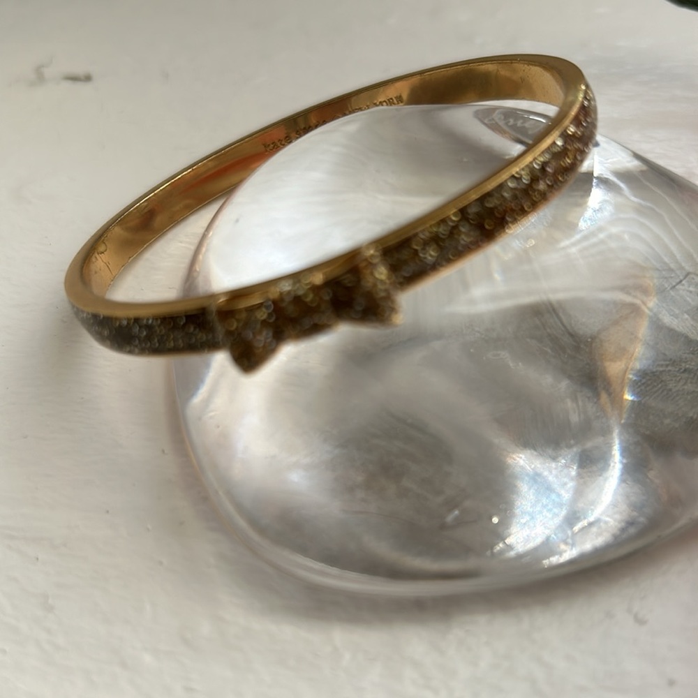 Kate Spade gold tone sparkle bracelet ❤️ never worn - Picture 5 of 5